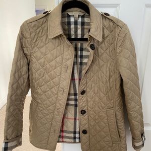 Quilted Burberry Jacket - Small